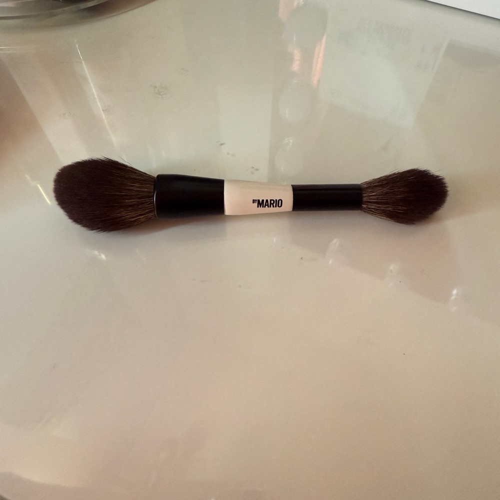 Makeup By Mario Black Dual-Ended Brush